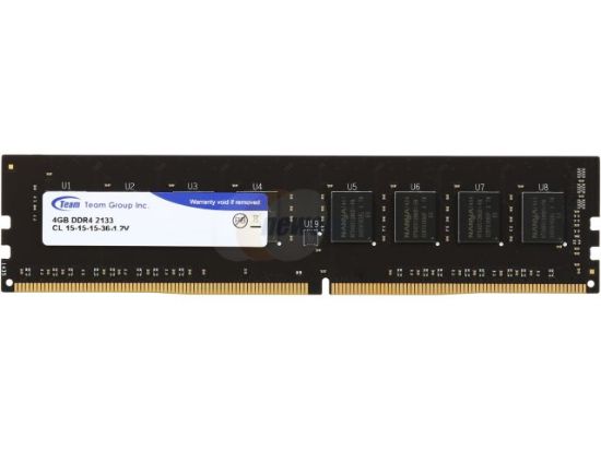  Зображення Модуль пам`ятi DDR4 4GB/2133 Team Elite (TED44G2133C1501) 